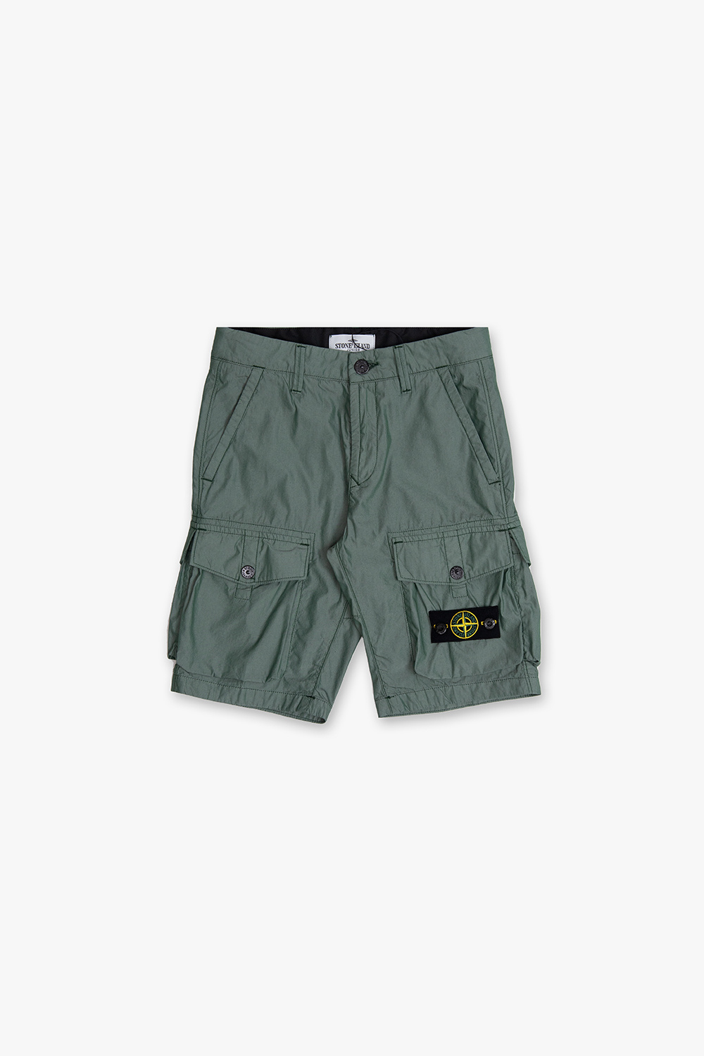 GenesinlifeShops Niger Green Cargo shorts Stone Island Kids